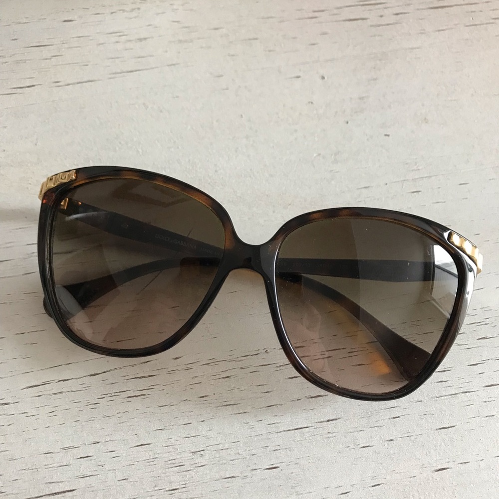 Authentic D&G Tortoise Shell Sunglasses